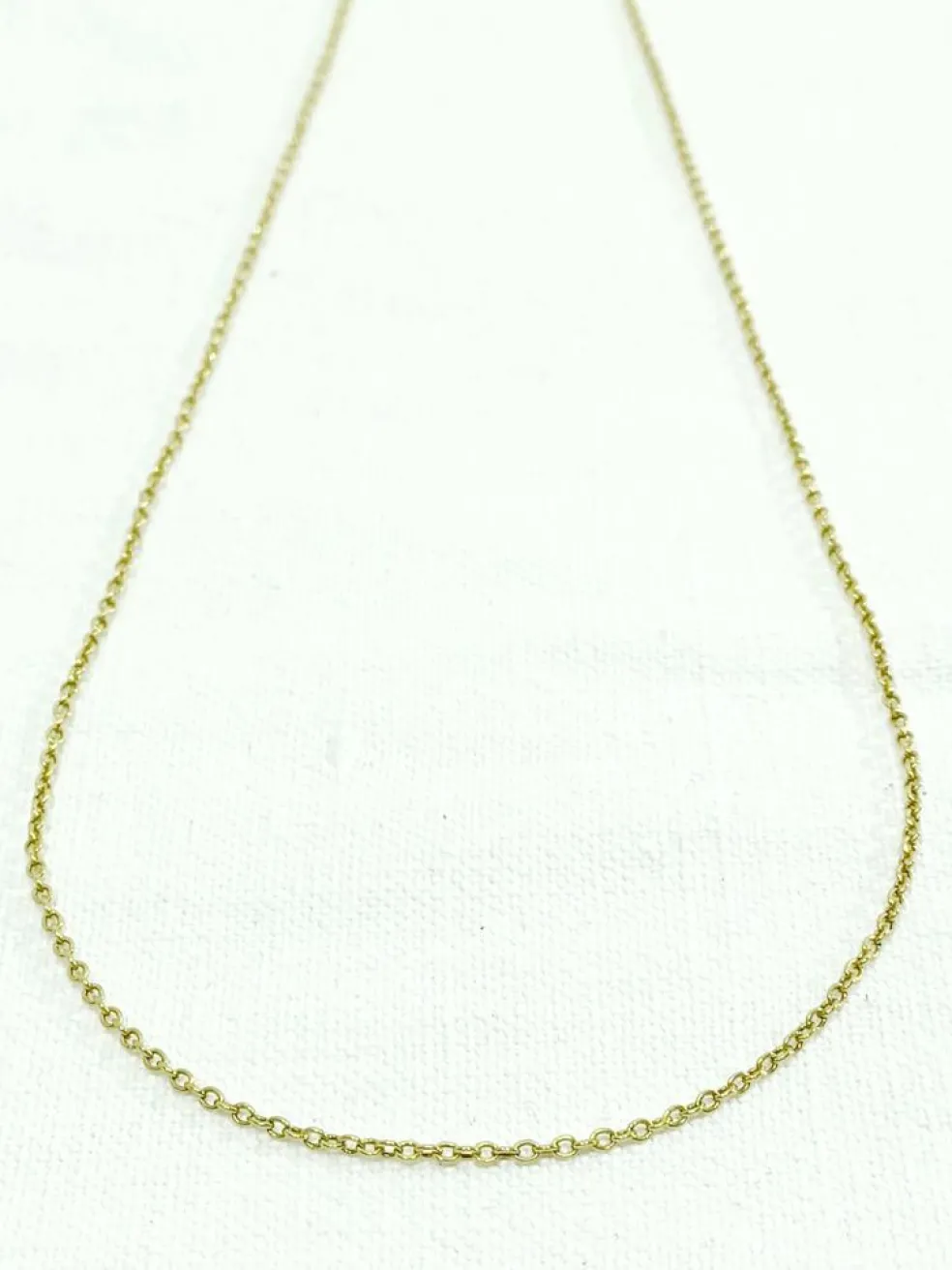 Chaine en or maille forçat