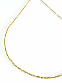 Chaine en or maille forçat
