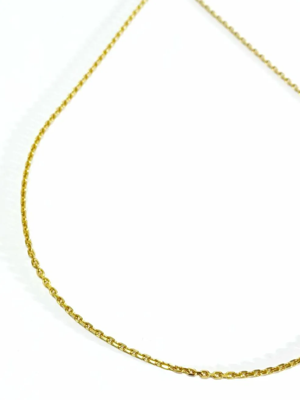Chaine en or maille forçat