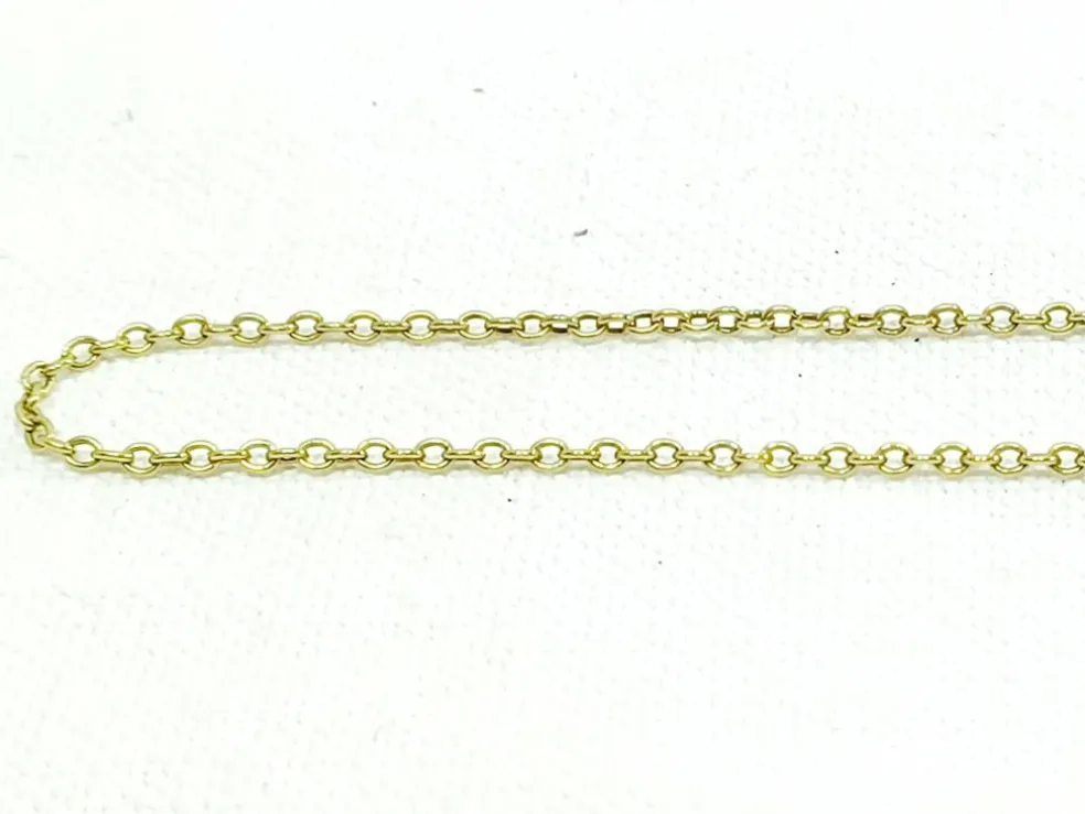 Chaine en or maille forçat