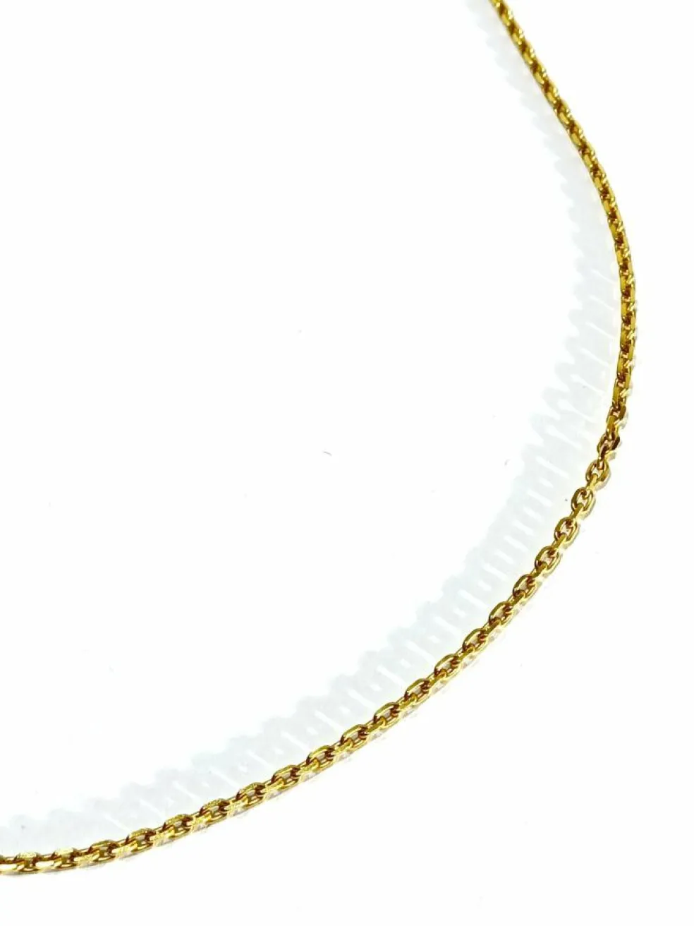 Chaine en or maille forçat