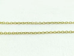 Chaine en or maille forçat