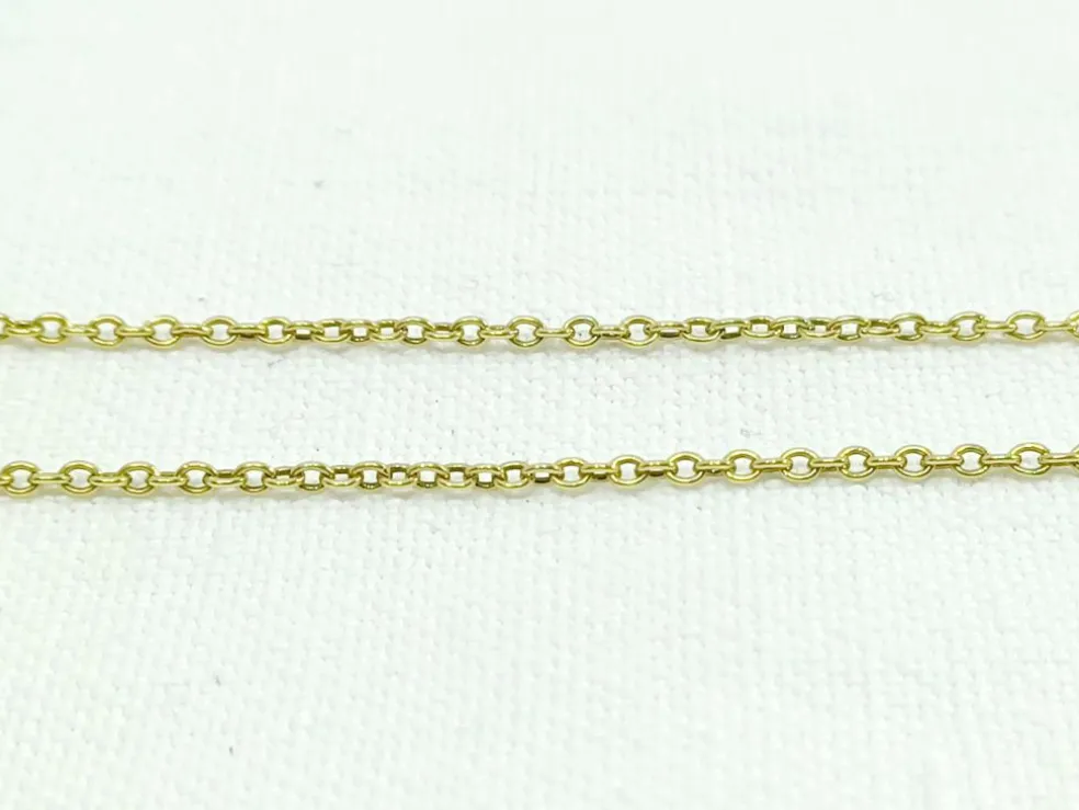 Chaine en or maille forçat