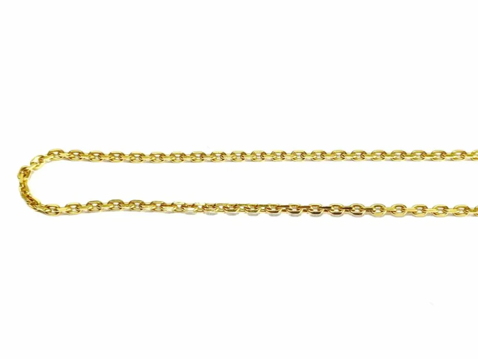 Chaine en or maille forçat