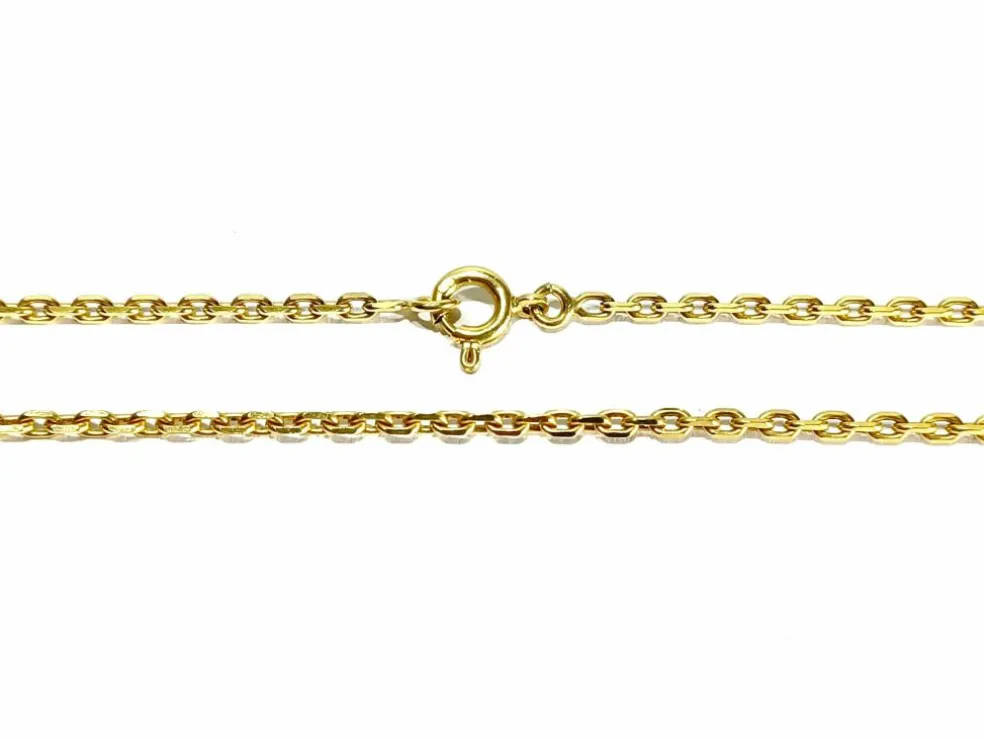 Chaine en or maille forçat