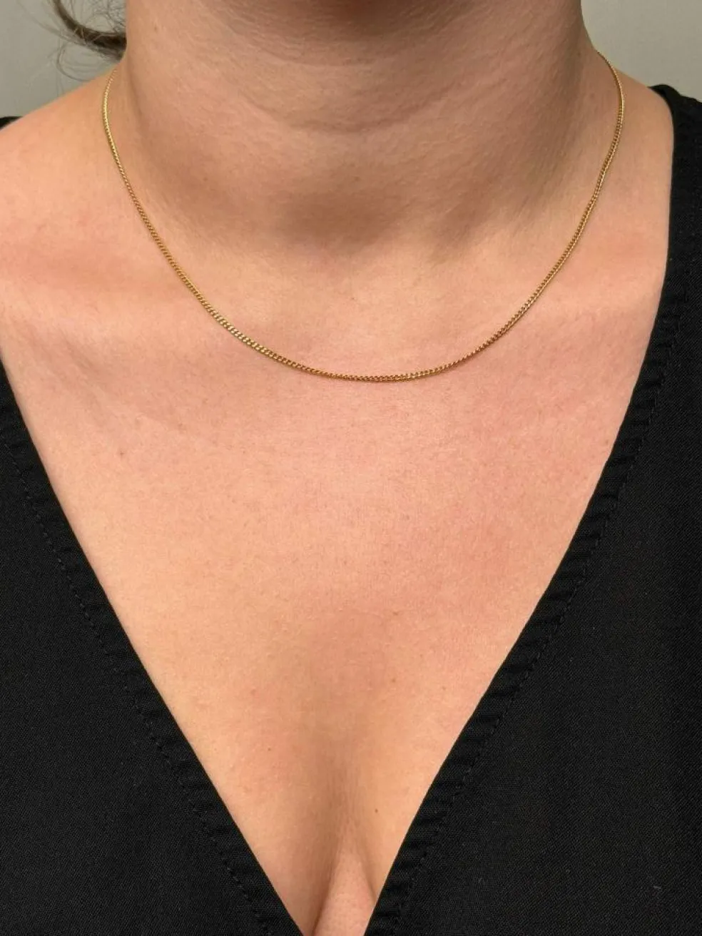 Chaine en or maille Gourmette
