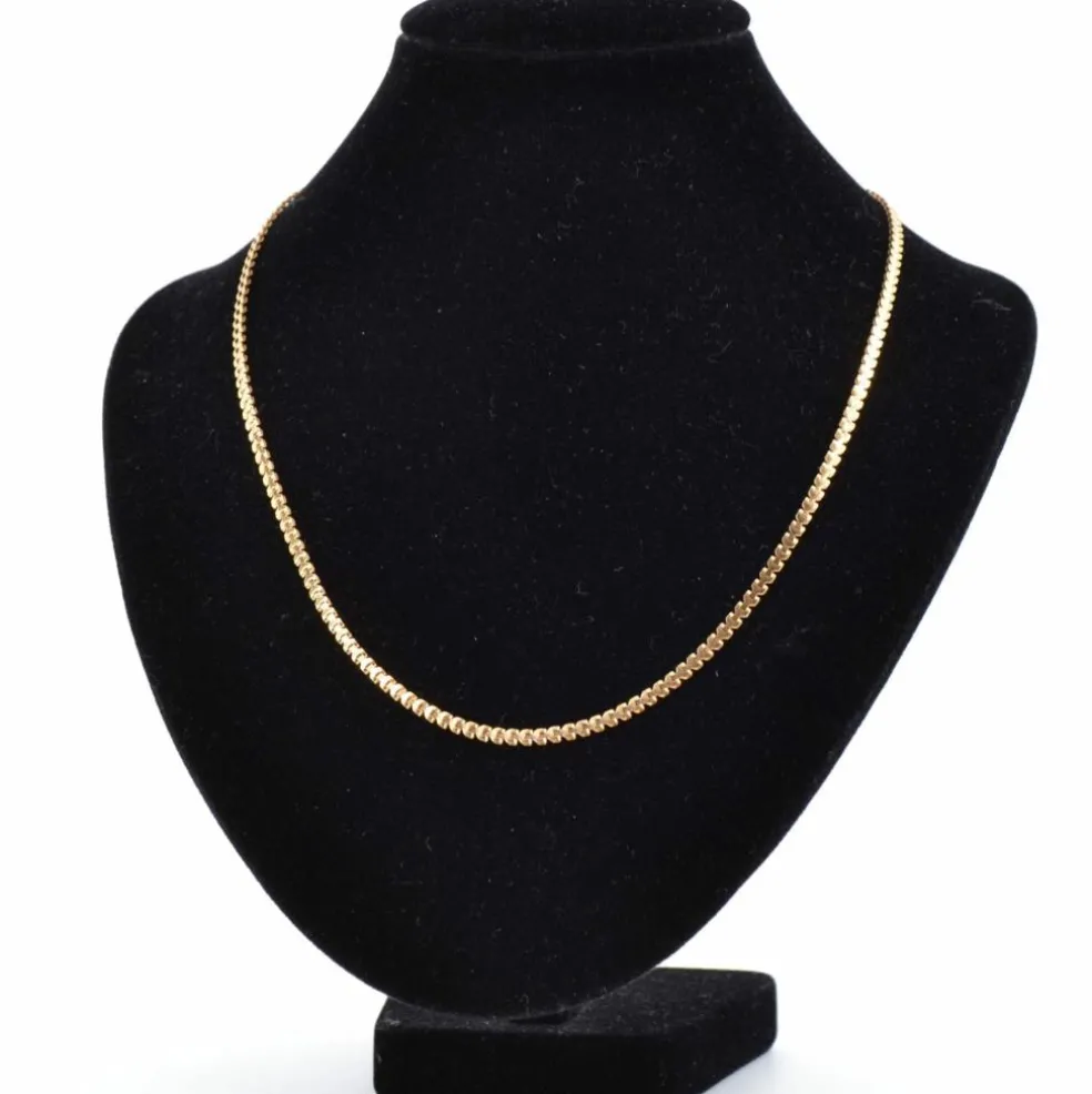 Chaine en or rose maille Y