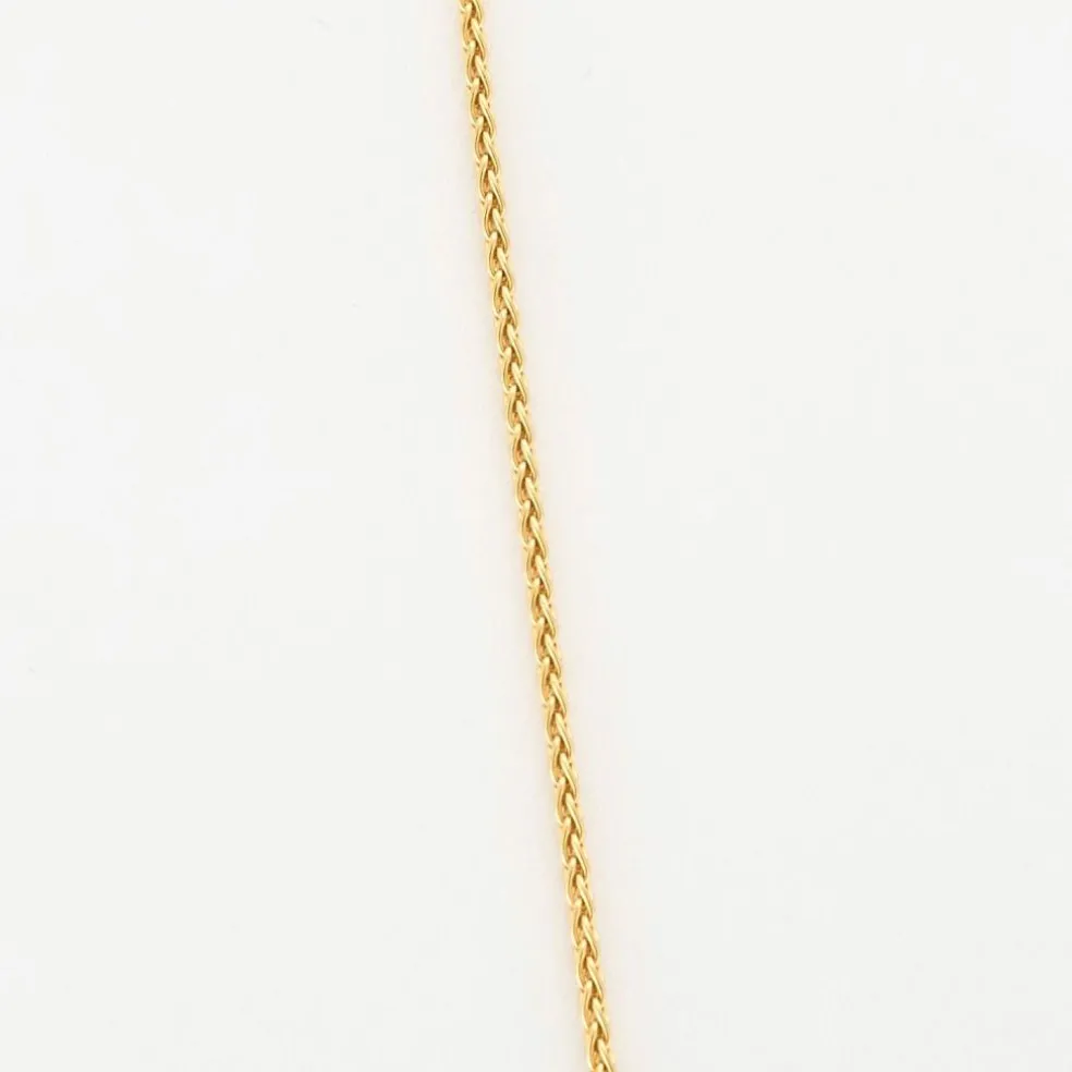 Chaine et pendentif or jaune et diamant