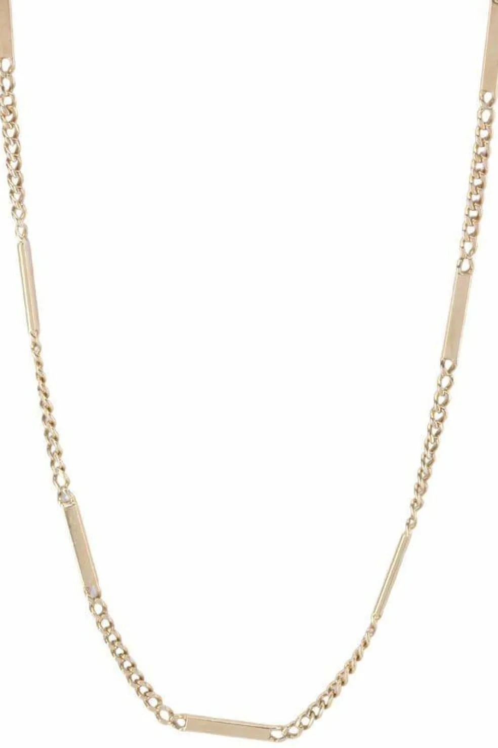 Chaine maille bâton Or jaune