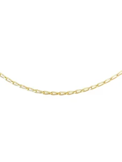 Chaine maille cheval or jaune