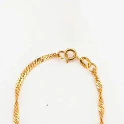 Chaine maille en or jaune