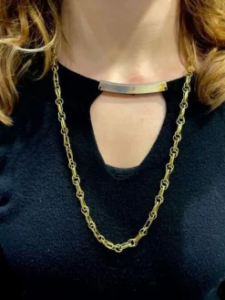 CHAINE MAILLE FANTAISIE DOUBLÉE
