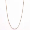 Chaine maille forçat diamantée