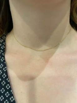 CHAINE MAILLE FORÇAT DIAMANTÉE