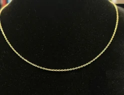 Chaine maille forçat diamantée