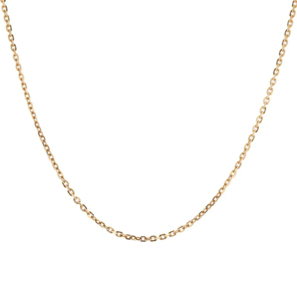 Chaine maille forçat limée or jaune