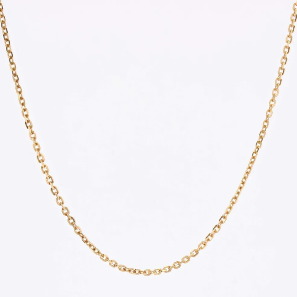 Chaine maille forçat limée or jaune