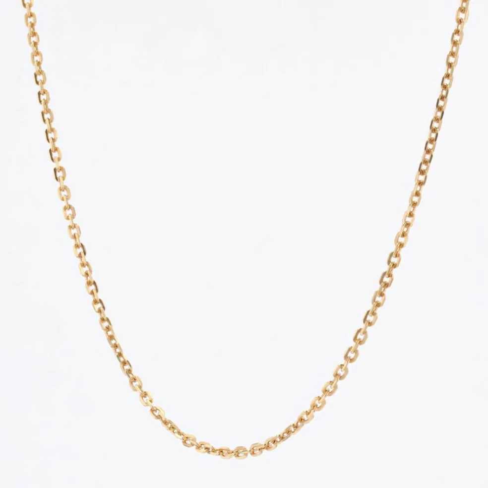 Chaine maille forçat limée or jaune