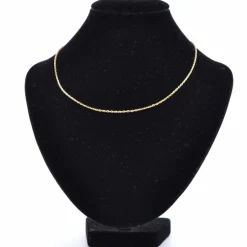 Chaine maille forçat limée or