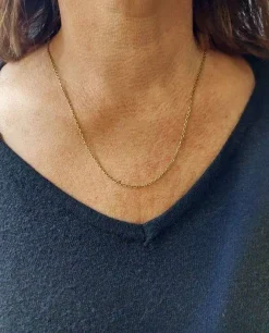 CHAINE MAILLE FORÇAT OR