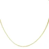 Chaine maille forçat or jaune