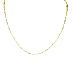 Chaine maille forçat or jaune