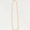 Chaine maille forçat or jaune