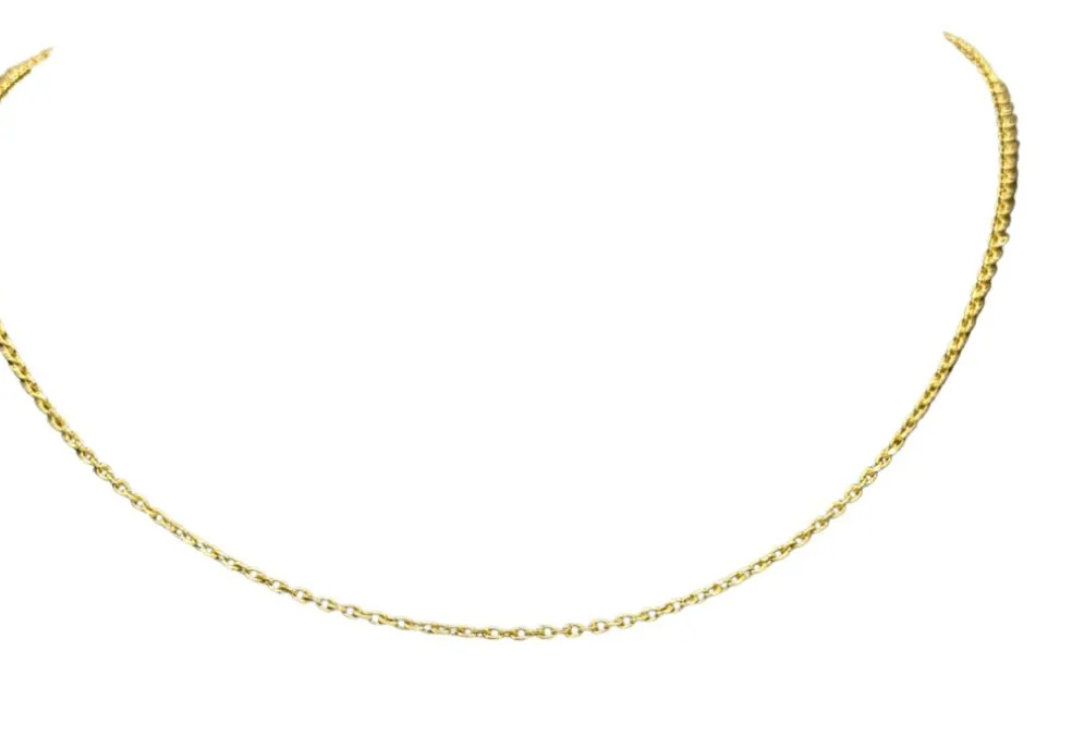Chaine maille forçat or jaune