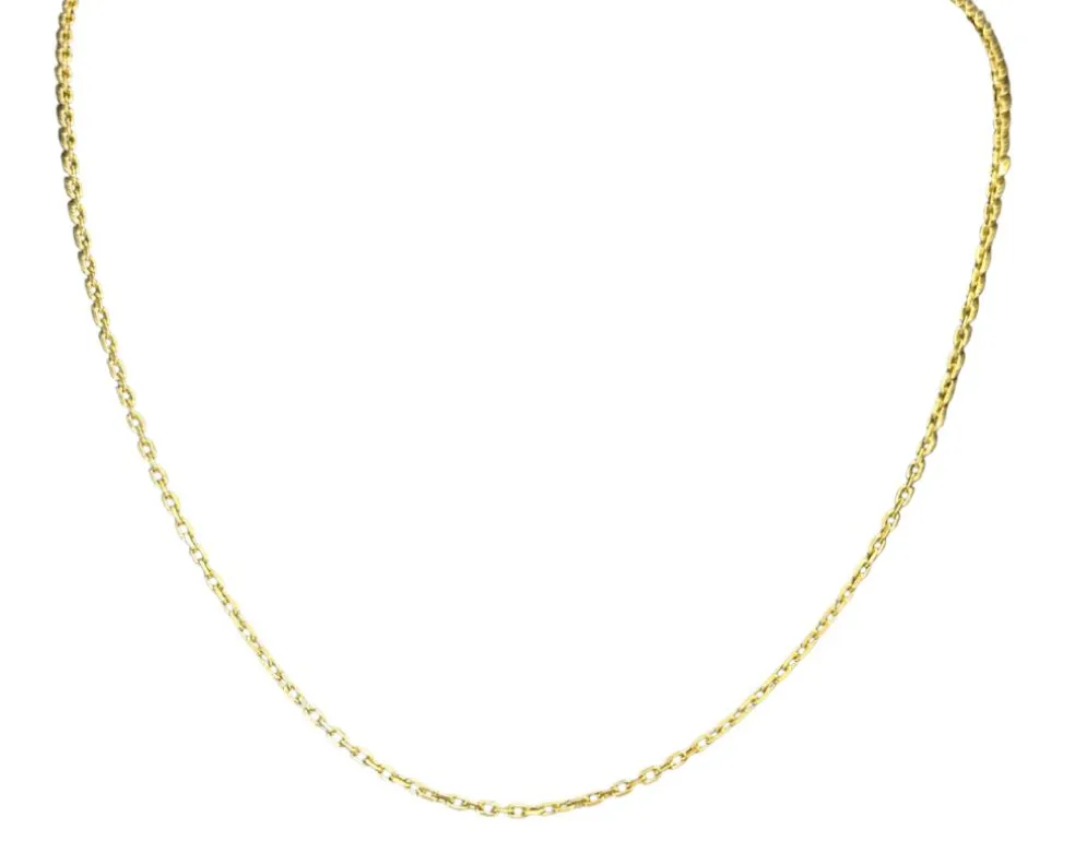 Chaine maille forçat or jaune