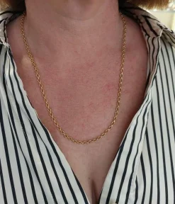 Chaine maille forçat Or jaune