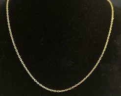 Chaine maille forçat or jaune