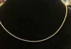 Chaine maille forçat or jaune