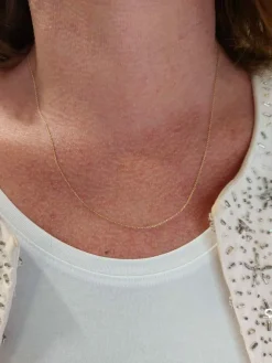Chaine maille forçat or jaune