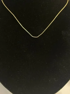 Chaine maille forçat or jaune