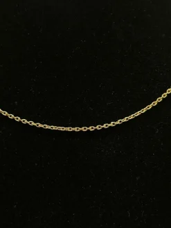 Chaine maille forçat or jaune