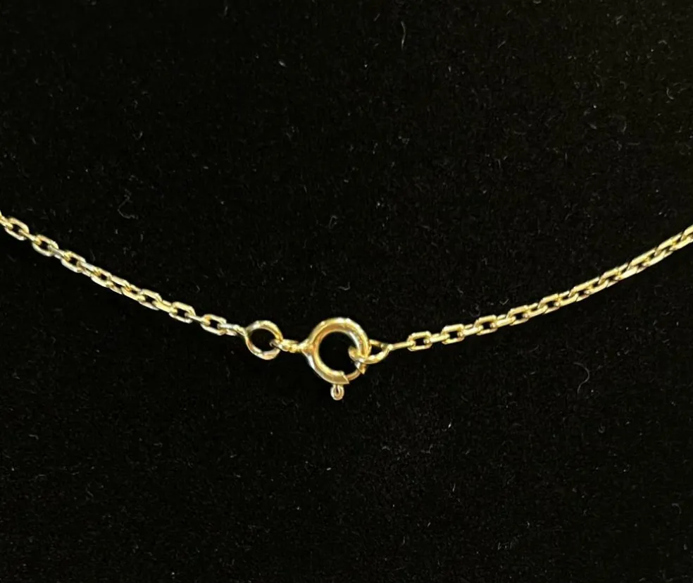 Chaine maille forçat or jaune