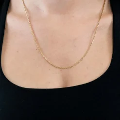 Chaine maille forçat or jaune