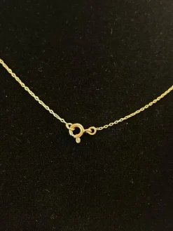 Chaine maille forçat or jaune