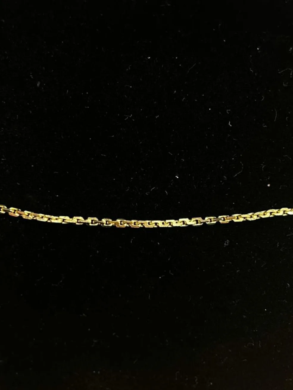Chaine maille forçat pleine or jaune