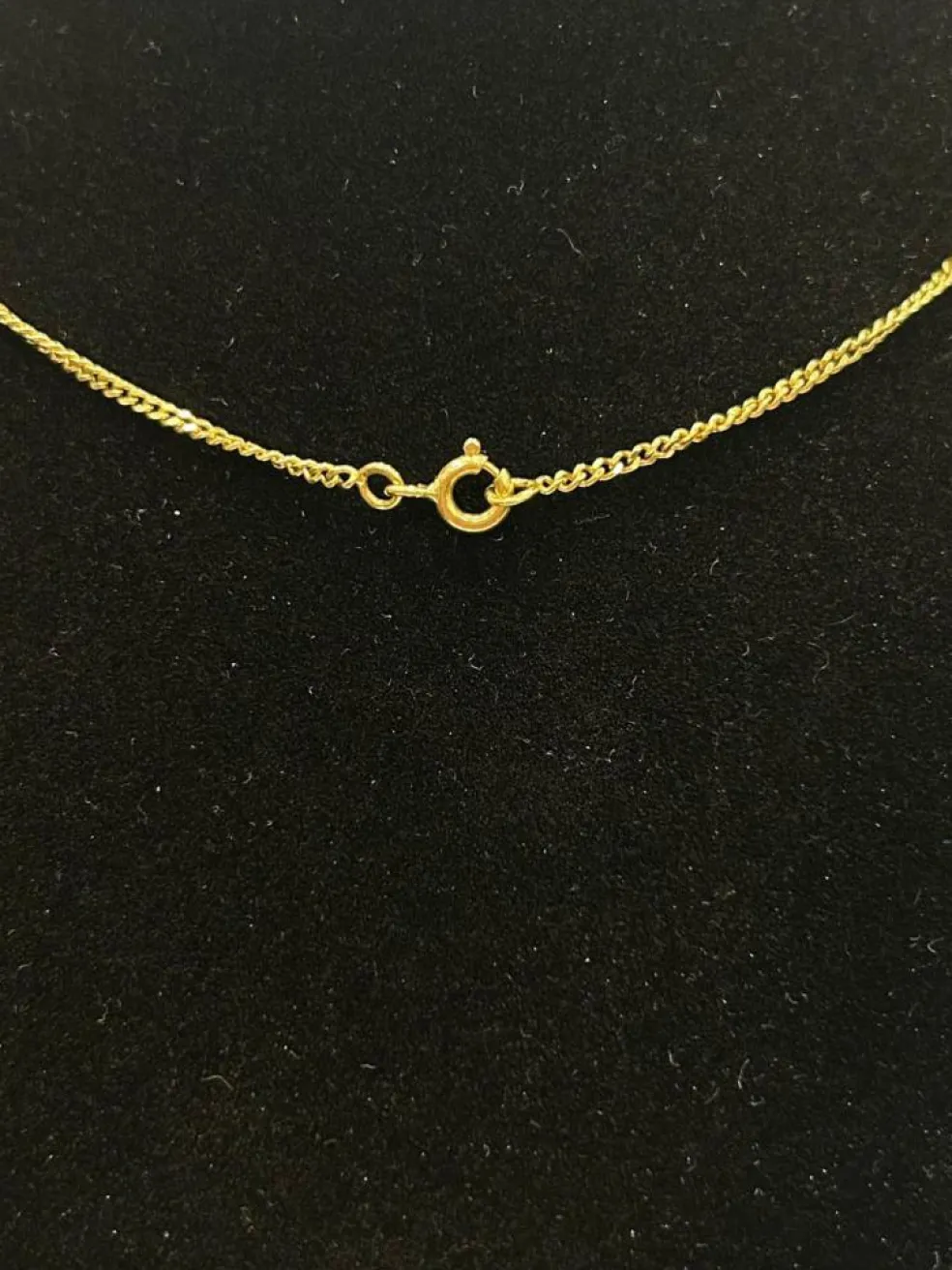 Chaine maille gourmette or jaune