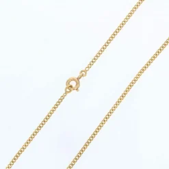 Chaine maille gourmette or jaune