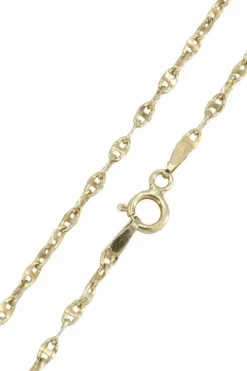 CHAINE MAILLE GRAIN DE CAFÉ FANTAISIE