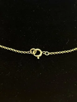 Chaine maille jaseron or jaune