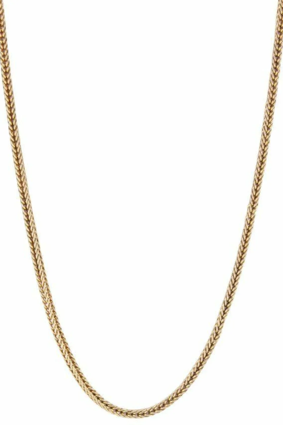 Chaine maille Palmier Or jaune