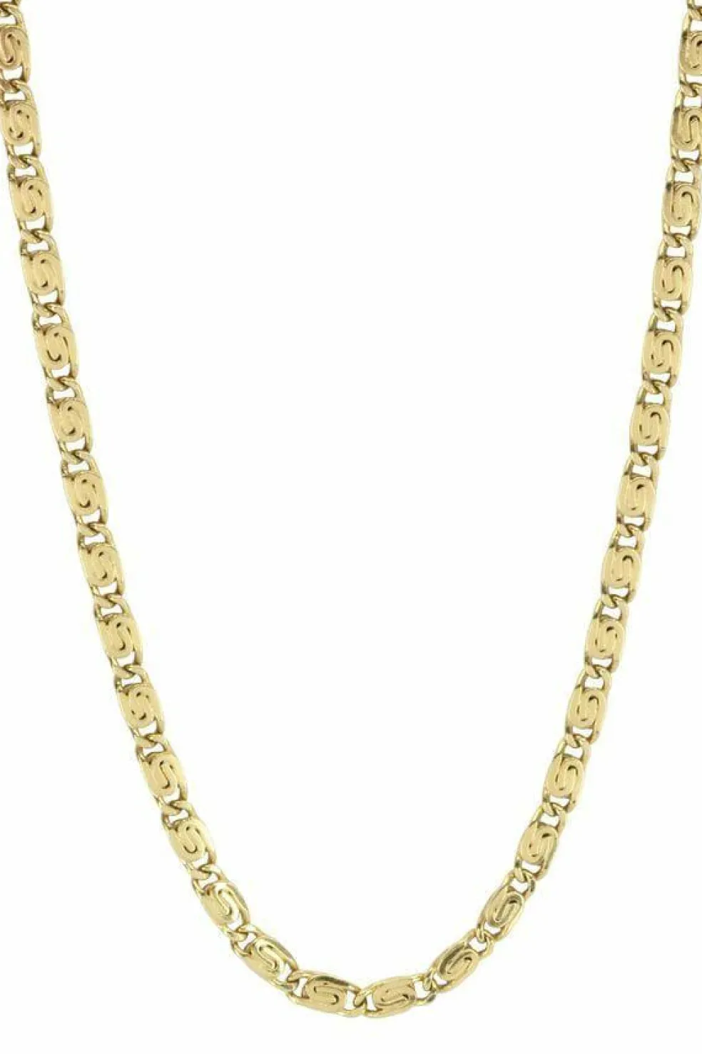 CHAINE MAILLE PLATE FANTAISIE