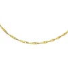 Chaine maille singapour or jaune