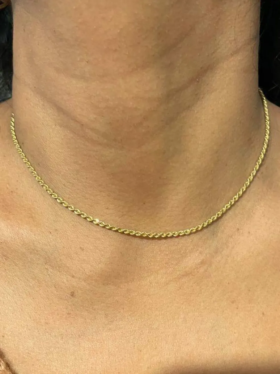 CHAINE MAILLE TORSADÉE