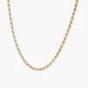 CHAINE MAILLE TORSADEE OR JAUNE