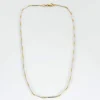 Chaine or jaune et or blanc en or