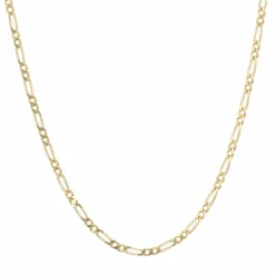 Chaine or jaune gourmette maille ovale